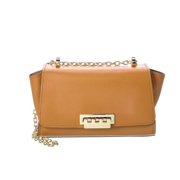 ZAC Zac Posen
Eartha Mini Chain Leather Brown Shoulder Bag / Pristine - Picture 1 of 10